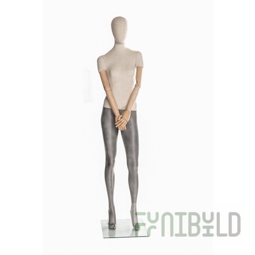 Linen F-02 - Female mannequin (with wooden hands)