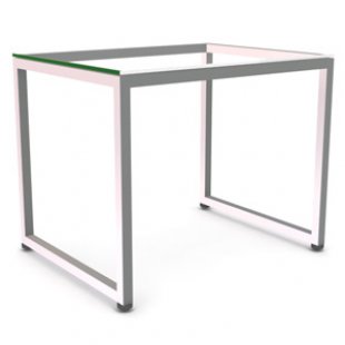 NK 501.GL \ Table with transparent shelf L650