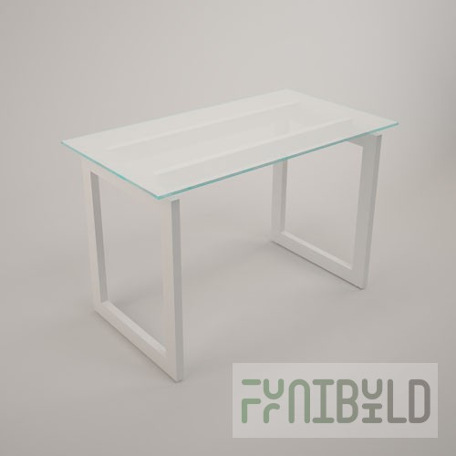 Demonstration table (Frosted glass)