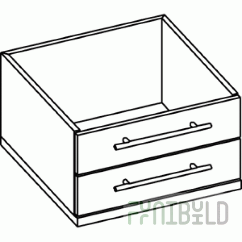 Octava 009 - Storage unit with drawers for Octava.001