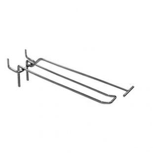 S 442-T \ Hook with price tag holder for double perforation