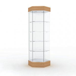 Showcase with lighting