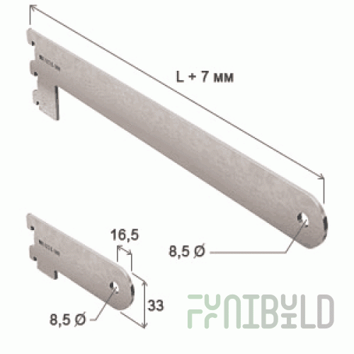 NX-523 - Pipe holder d-25 end