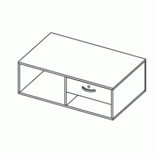 Top of the counter is blind straight