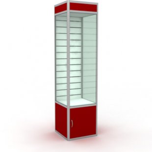 Showcase with lighting