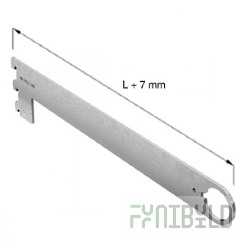 NX-513 - Pipe holder d-25 pass-through (L=350mm)