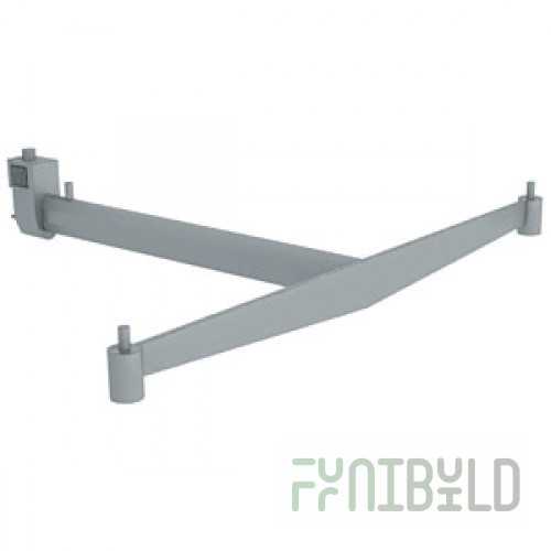 MG02-11 - T-shaped shelf support (for wooden shelf)