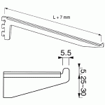 NX-13 - Shelf bracket