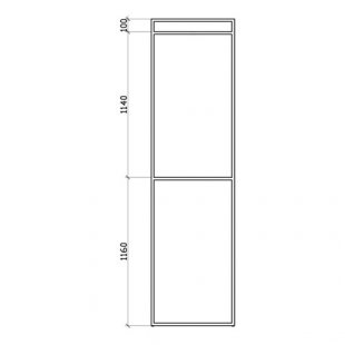 Unit 04 \ Shelf frame with 2 crossbars