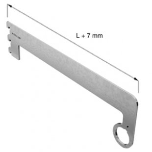 NX-533 \ Shelf support with pipe holder d-25 pass-through