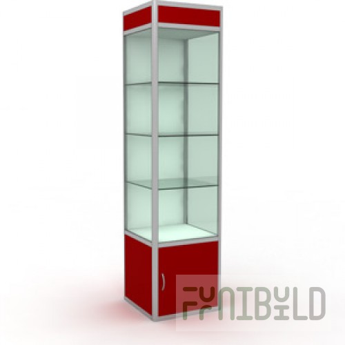 Showcase with lighting
