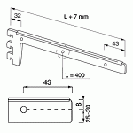 NX-23 - Shelf bracket