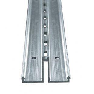 1 \ Single perforated aluminum profile