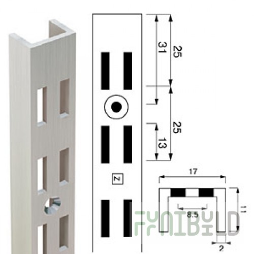 Channel N-112 - Perforated rack