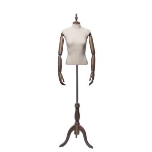 Originals 04 \ Torso Mannequin with Wooden Arms, Female