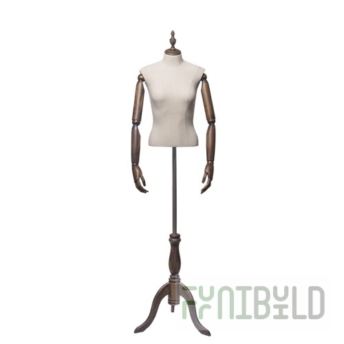 Originals 04 - Torso Mannequin with Wooden Arms, Female
