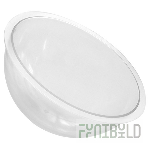 163 HS - Plastic inclined bowl with a hole for mounting to a stand