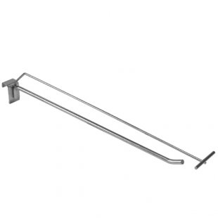 HPP 346 \ Hook on a rod with a price tag holder (L-400, d-4/8mm)