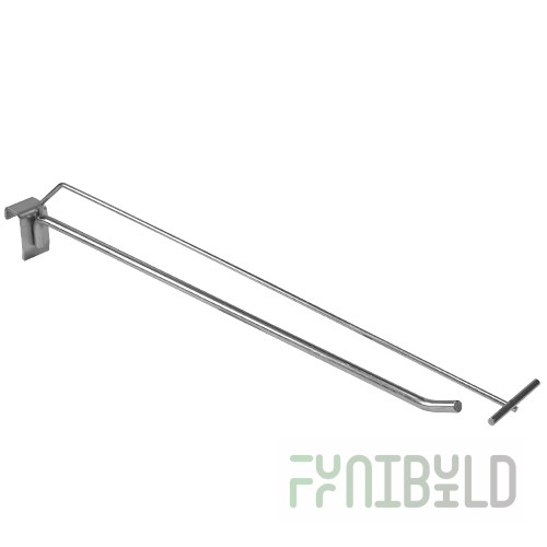 HPP 346 - Hook on a rod with a price tag holder (L-400, d-4/8mm)