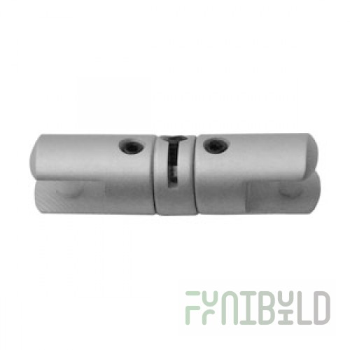 SP2-38 - Glass shelf grip, 2-way rotary channel, 9-cable, d-2mm.