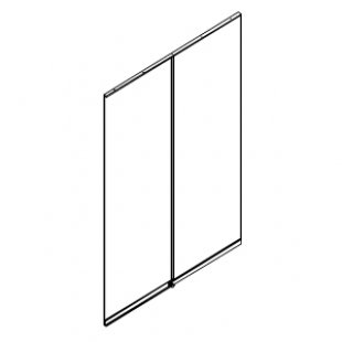 ST 006.001 \ Pair of front sliding glass
