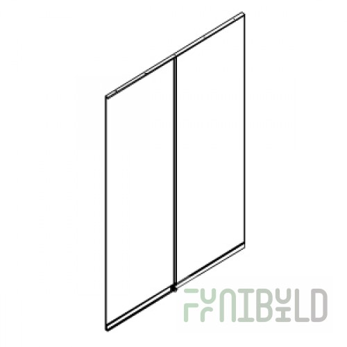 ST 006.001 - Pair of front sliding glass