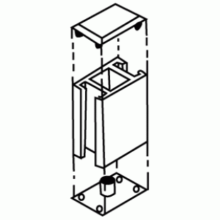 10-00-030 \ Threaded plug M8 for leg