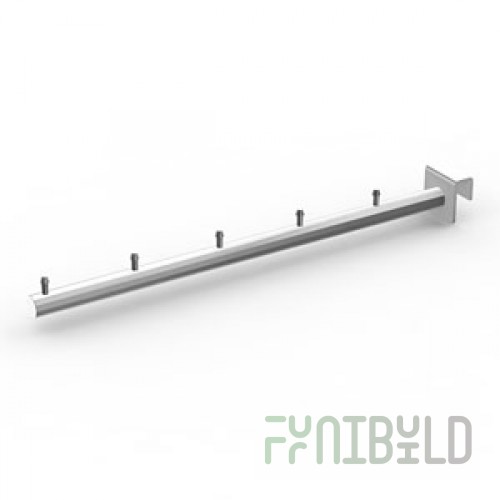 422 C4 d=19 - Straight bracket for rectangular pipe