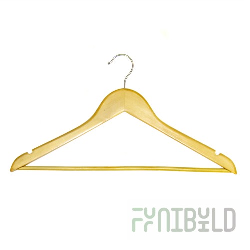 P-66 - Wooden clothes hangers (with crossbar)