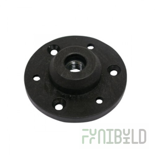 50 b - Threaded support for leg type 44 and wheels type 45, 46 (5 screws included)
