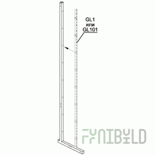 GL 509 - L-shaped stand