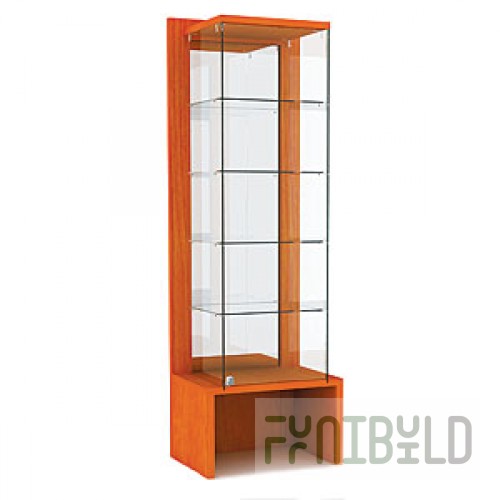 OVG60-VS - Showcase with shelves and mirrored back wall