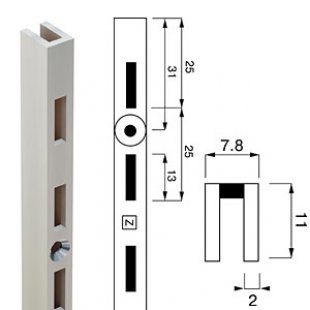 Channel N-11 \ Perforated rack