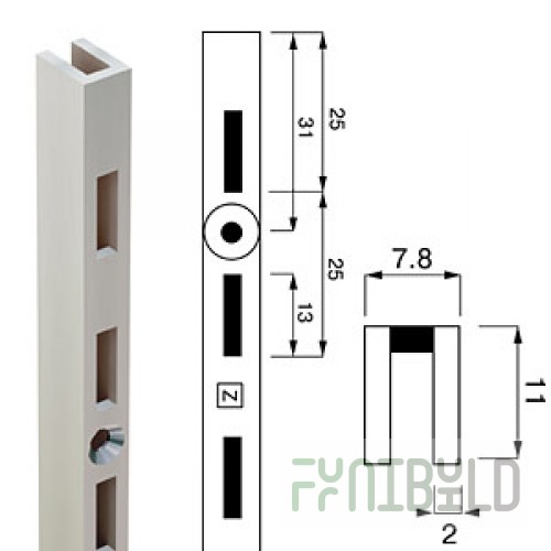 Channel N-11 - Perforated rack