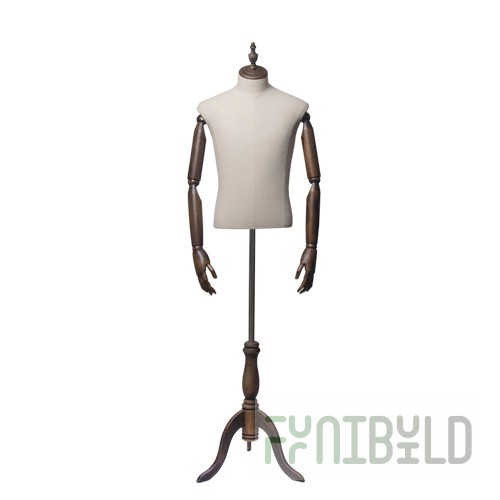 Originals 03 - Torso Mannequin with Wooden Arms, Male