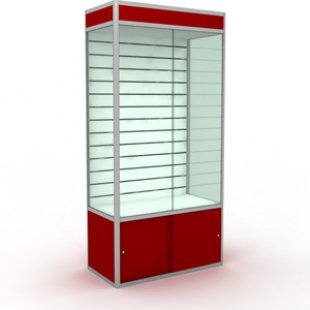 Showcase with lighting