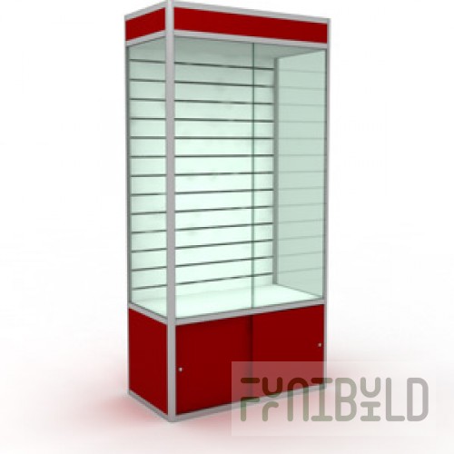 Showcase with lighting