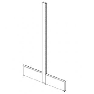 Gondola stand double-sided with leg