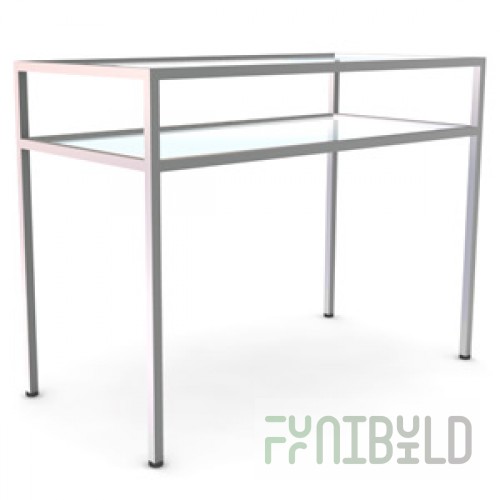 NK 301.MGL - 2-tier counter with matte shelves L1200