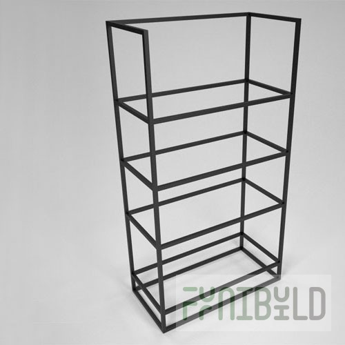 Unit 10C - Shelf frame with 4 shelves
