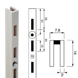 Channel N-14 \ Perforated rack