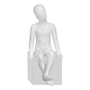 FRJ-21C-01G \ Child mannequin, seated, 6 years old
