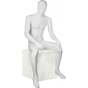 Glance Matte 10 \ Mannequin male, seated