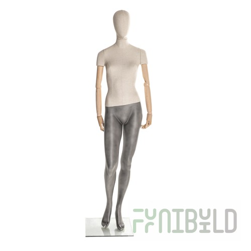 Linen F-01 - Female mannequin (with wooden hands)