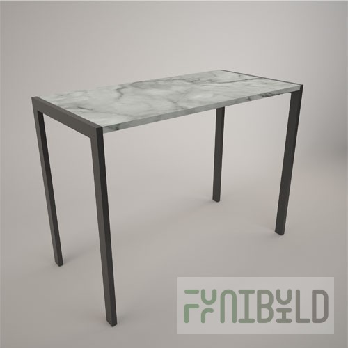 Demonstration table (MDF under PVC film)