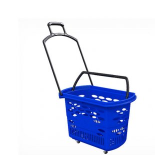 PLB-011 \ Plastic trolley basket, 38 l