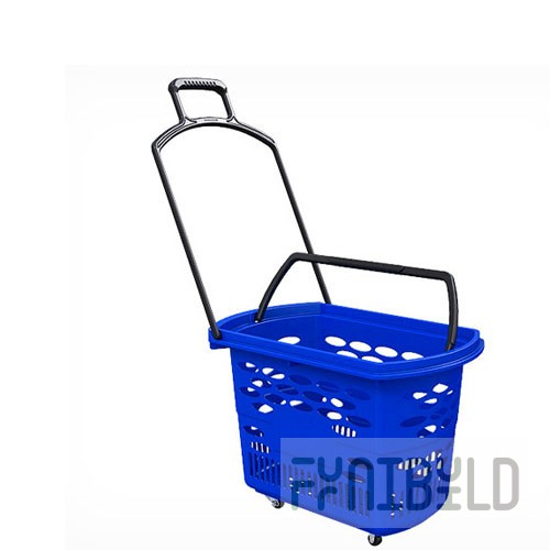 PLB-011 - Plastic trolley basket, 38 l