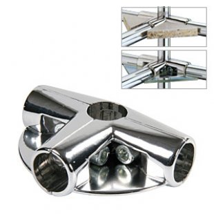 U-9 \ 4-Pipe Corner Connector with 2 Shelves