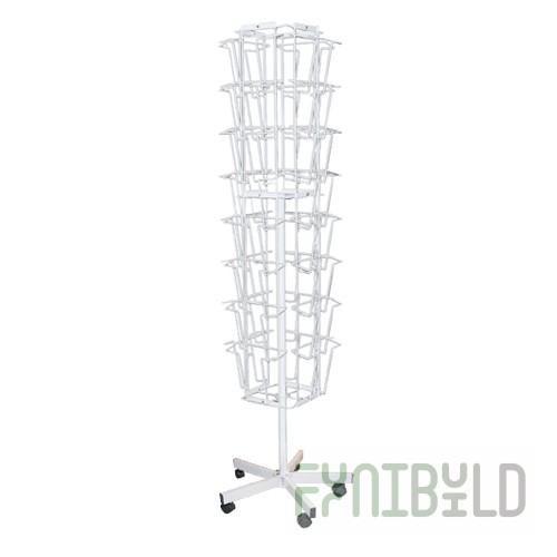 A-29 u - Shelf for printed products "Fir" with wheels