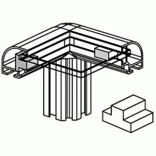 10-02-002 \ Plastic glass holder
